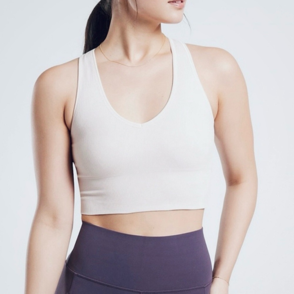 Athleta: Aurora Seamless Crop Rib Tank